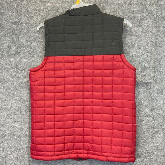OU SOONERS Vest Men’s Large Gray Red University of Oklahoma Quilted Puffer EUC - Picture 5 of 12